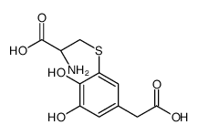 5-S-cysteinyl-3,4-dihydroxyphenylacetic acid structure