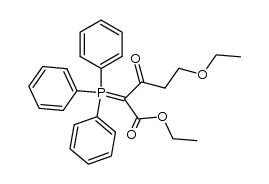 ethyl 5-ethoxy-3-oxo-2-(triphenylphosphoranylidene)pentanoate Structure