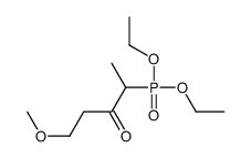 4-diethoxyphosphoryl-1-methoxypentan-3-one结构式