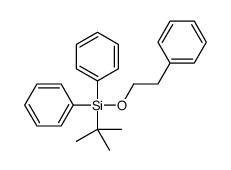 tert-butyl-diphenyl-(2-phenylethoxy)silane Structure