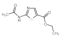2-乙酰氨基-5-噻唑羧酸乙酯结构式