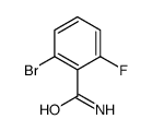 2-溴-6-氟苯甲酰胺结构式