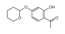 1-[2-Hydroxy-4-[(tetrahydro-2H-pyran-2-yl)oxy]phenyl]ethanone结构式