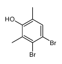 3,4-dibromo-2,6-dimethylphenol结构式