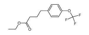 4-(4-trifluoromethoxyphenyl)butyric acid ethyl ester结构式