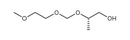 (2S)-2-[(2-Methoxyethoxy)methoxy]propanol结构式