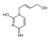 4-amino-1-[(E)-4-hydroxybut-2-enyl]pyrimidin-2-one结构式