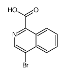 4-溴异喹啉-1-羧酸结构式