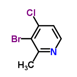 3-Bromo-4-chloro-2-methylpyridine Structure