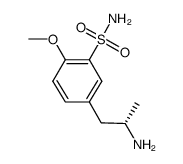 (S)-5-(2-氨丙基)-2-甲氧苯磺酰胺结构式