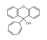 9-[1-(2,4,6-cycloheptatrienyl)]-9-xanthydrol Structure