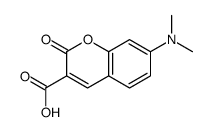 7-(dimethylamino)-2-oxochromene-3-carboxylic acid结构式