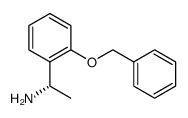 (S)-A-甲基-2-(苯甲氧基)-苯甲胺结构式