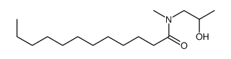 N-(2-hydroxypropyl)-N-methyldodecanamide Structure