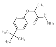 2-(4-叔丁基苯氧基)丙酰肼结构式
