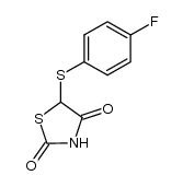 5-(4-fluorophenylsulfanyl)-thiazolidine-2,4-dione Structure