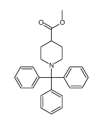 N-tritylisonipecotic acid methyl ester结构式