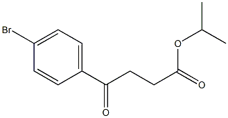 4-(4-溴苯基)-4-氧代丁酸异丙酯结构式