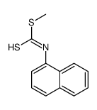 1-Naphthalenedithiocarbamic acid methyl ester Structure