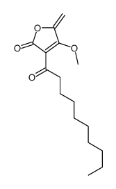 3-decanoyl-4-methoxy-5-methylidenefuran-2-one Structure