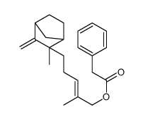 santalyl phenyl acetate Structure