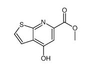 4-羟基噻吩并[2,3-b]吡啶-6-羧酸甲酯结构式