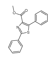 methyl 2,5-diphenylthiazole-4-carboxylate Structure