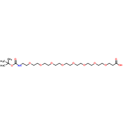 N-叔丁氧羰基-七聚乙二醇-羧酸图片