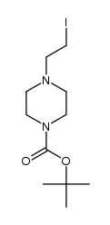 tert-butyl 4-(2-iodoethyl)piperazine-1-carboxylate Structure
