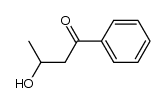 1-BUTANONE, 3-HYDROXY-1-PHENYL-结构式