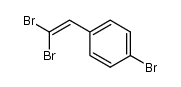 1-溴-4-(2,2-二溴乙烯基)苯结构式