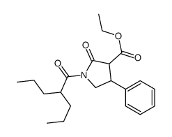 3-Carbethoxy-1-(dipropylacetyl)-4-phenyl-2-pyrrolidinone picture