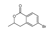 6-bromo-3-methylisochroman-1-one结构式
