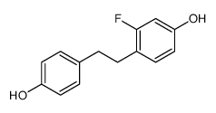3-fluoro-4-[2-(4-hydroxyphenyl)ethyl]phenol结构式
