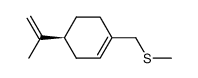 (S)-7-(methylthio)-p-mentha-1,8-diene结构式
