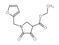 ethyl 1-(furan-2-ylmethyl)-4,5-dioxopyrrolidine-3-carboxylate Structure