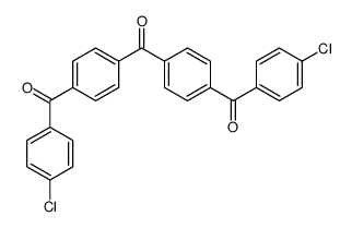 bis[4-(4-chlorobenzoyl)phenyl]methanone结构式