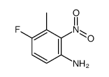 4-fluoro-3-methyl-2-nitroaniline Structure