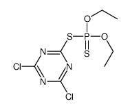 (4,6-dichloro-1,3,5-triazin-2-yl)sulfanyl-diethoxy-sulfanylidene-λ5-phosphane Structure