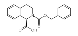 (R)-N-Cbz-3,4-dihydro-1H-isoquinolinecarboxylic acid Structure