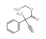 Benzeneacetic acid, a-cyano-a-methyl-, ethyl ester结构式