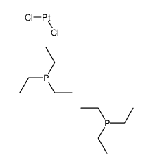 cis-dichlorobis(triethylphosphine)platinum(ii) Structure