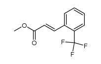 methyl (E)-3-[2-(trifluoromethyl)phenyl]propenoate结构式