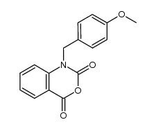 N-(p-methoxybenzyl)isatoic anhydride结构式