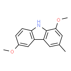 1,6-二甲氧基-3-甲基L-9H-咔唑结构式