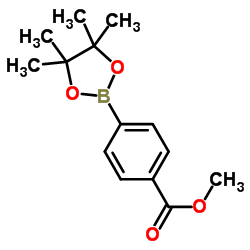 4-甲氧羰基苯硼酸频哪醇酯结构式