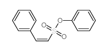 Ethenesulfonic acid,2-phenyl-, phenyl ester, (E)- (8CI,9CI) structure