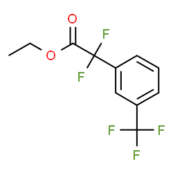 2,2-二氟-2-(3-(三氟甲基)苯基)乙酸乙酯结构式