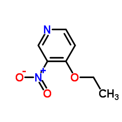 4-乙氧基-3-硝基吡啶结构式