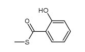 2-hydroxythiobenzoic acid S-methyl ester结构式